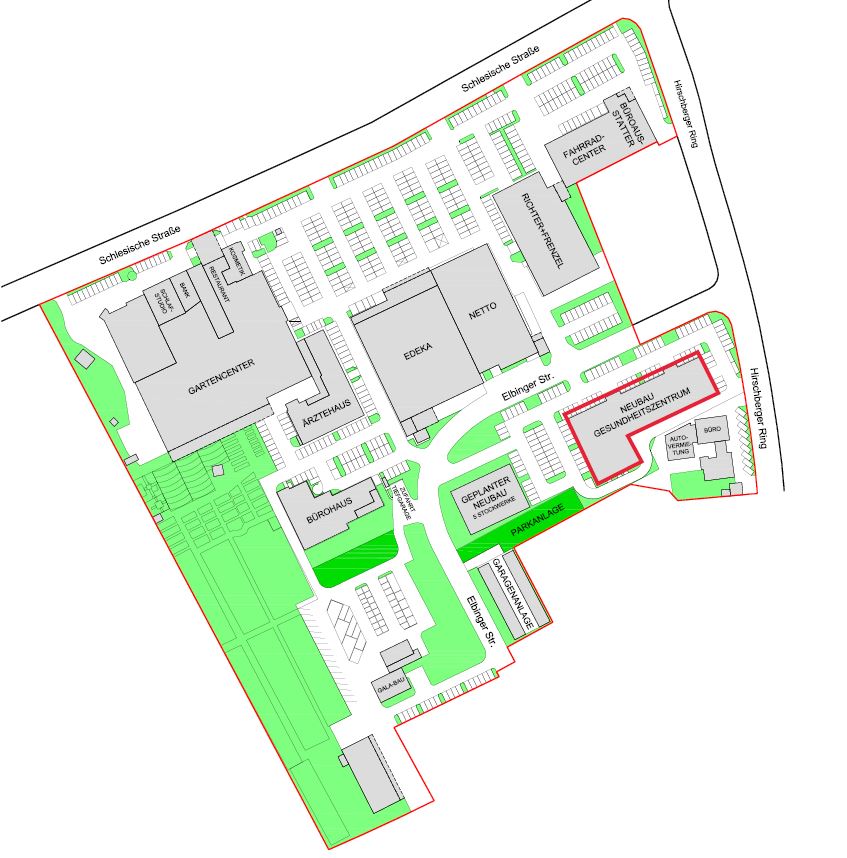 Plan Neubau Gesundheitszentrum